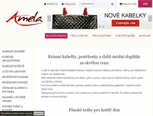 Tablet Screenshot of amela.cz